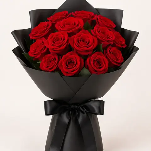 Ramo de rosas rojas