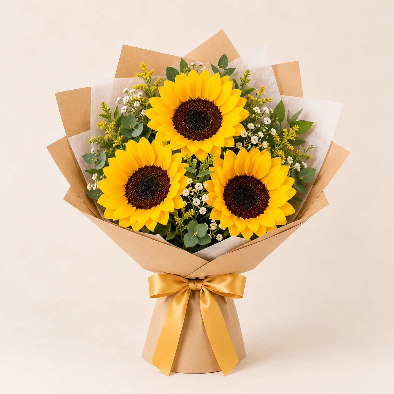 Ramo de 3 girasoles