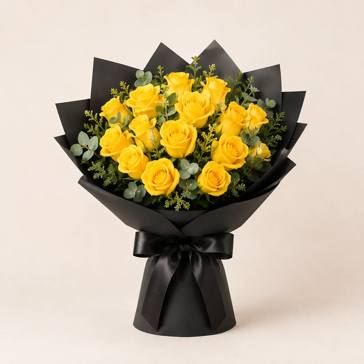 Rosas amarillas premium